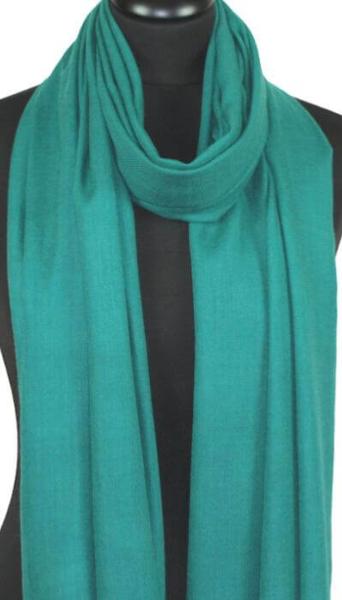 Écharpe Cachemire Vert Sarcelle