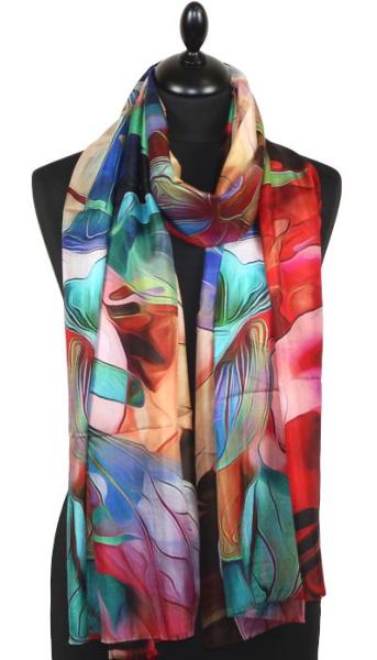 Écharpe en Soie Jardin d’Été