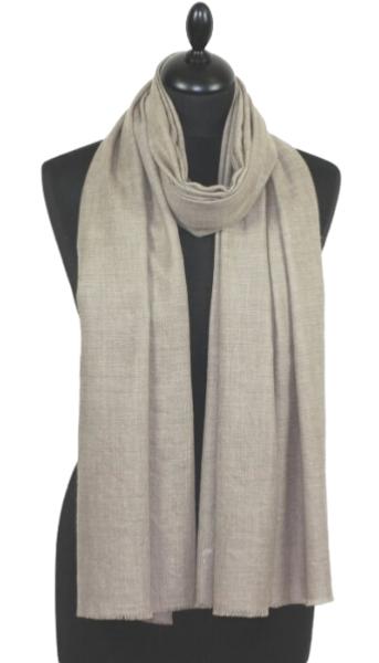 Pashmina Beige-Gris Naturel