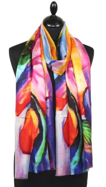 Écharpe en Soie Soleil Levant