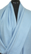 Pashmina Bleu Ciel - Étole Cachemire Soie