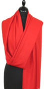 Pashmina Rouge - Étole Cachemire Soie