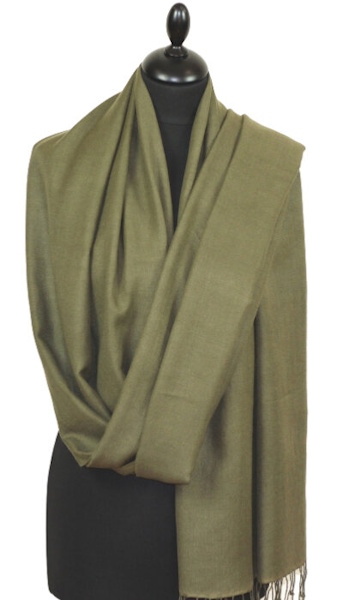 Pashmina Vert Kaki
