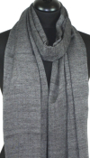 Black Wool Scarf