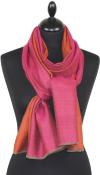 Pashmina Bicolore Fuchsia-Orange