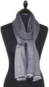 Écharpe en Laine Bleu Marine Foncé