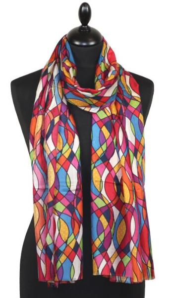 Écharpe en Soie Papillon