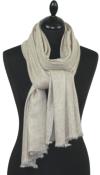 Étole Laine et Cachemire Beige Doré