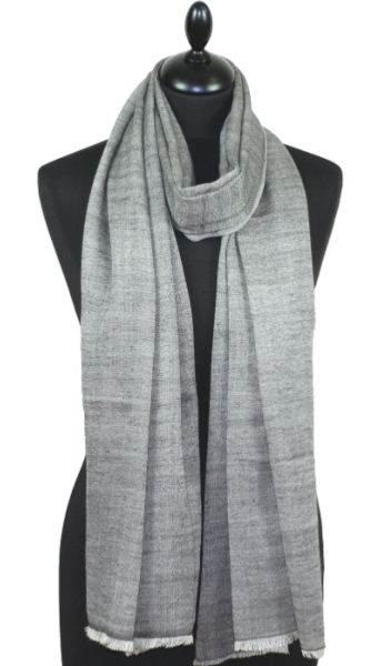Grey Wool Scarf