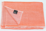 Châle en laine orange