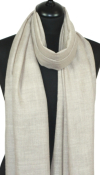 Pashmina 100% Cachemire Beige Clair