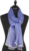 Royal Blue Wool Scarf