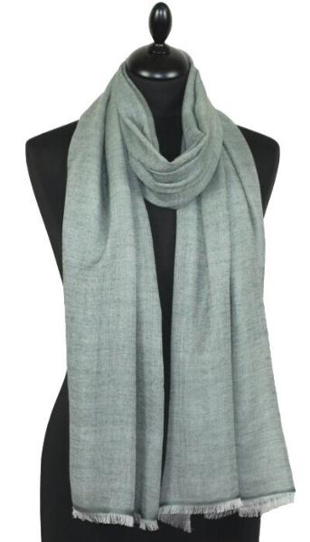 Écharpe en Laine Vert de Gris