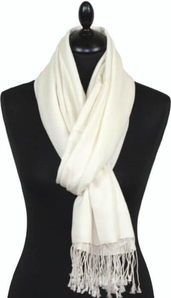 Ivory Pashmina Scarf