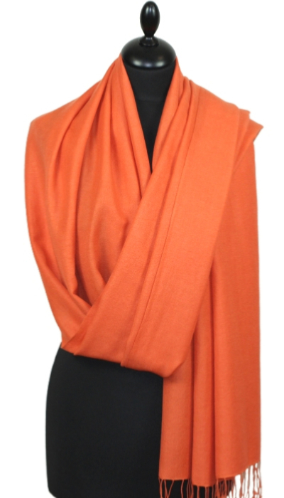 Orange Pashmina Scarf