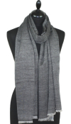 Black Wool Scarf