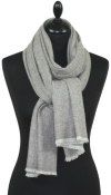 Étole cachemire beige perle