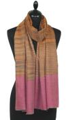 Pashmina Orange-Noir-Fuchsia