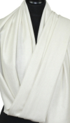 Pashmina blanc cassé