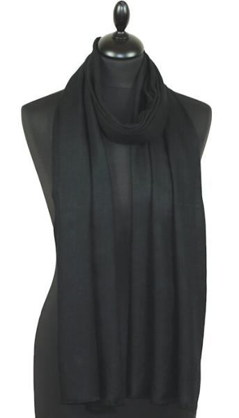 Black Cashmere Scarf