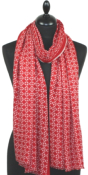 Écharpe Cachemire rouge Hermes