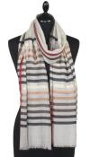 Étole en Laine et Soie Beige