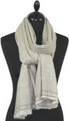 Étole Laine et Cachemire Beige Sable