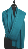 Pashmina bleu canard
