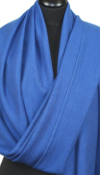 Pashmina Bleu de Mer - Étole Cachemire Soie