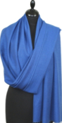 Pashmina Bleu de Mer - Étole Cachemire Soie