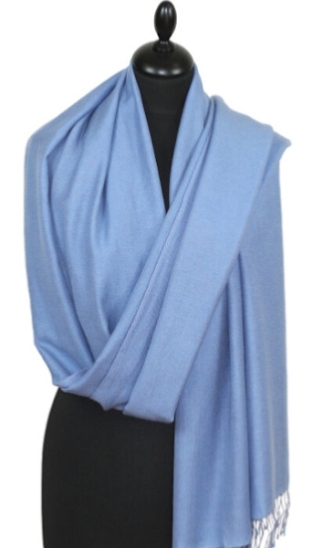 Pashmina Bleu Gris