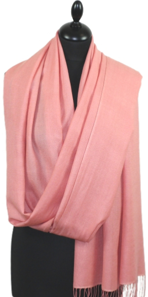 Salmon Pashmina Scarf
