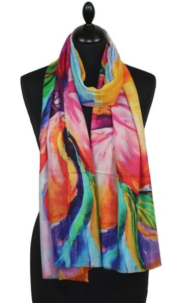 Écharpe Cachemire Soleil Levant