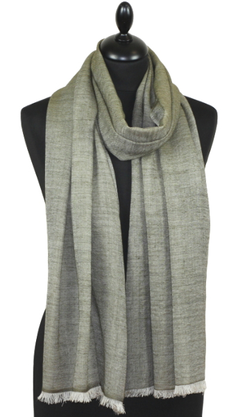 Khaki Wool Scarf