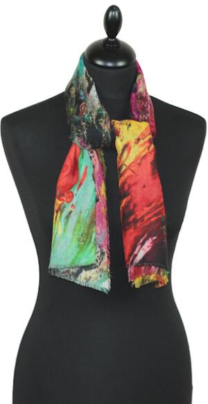 Carré en Laine Artiste