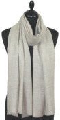 Pashmina écru naturel
