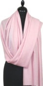 Pashmina rose pâle