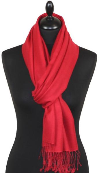 Imperial Red Pashmina Scarf