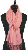 Salmon Pashmina Scarf