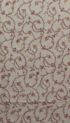 Pashmina beige gris brodé main