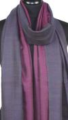 Pashmina Bicolore Marine-Fuchsia