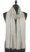 Pashmina écru naturel
