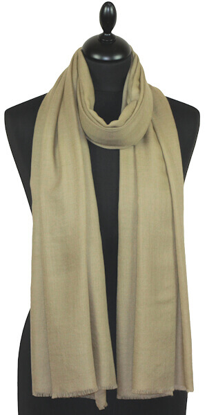 Khaki Cashmere Scarf