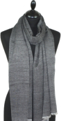 Chle en laine noir