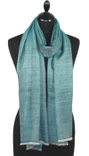 Duck Blue Wool Scarf