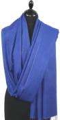 Pashmina Bleu Majorelle - Étole Cachemire Soie