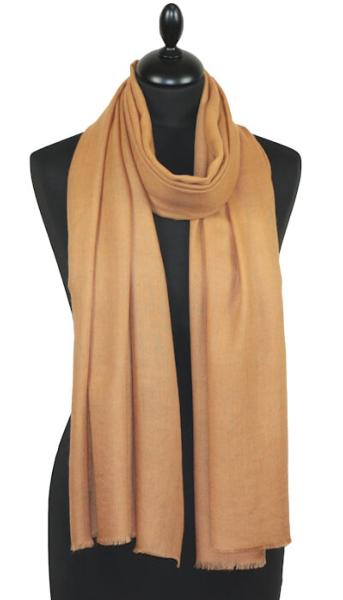Écharpe Cachemire Camel