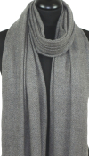 Étole cachemire gris beige