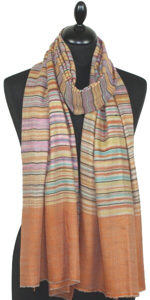 Pashmina 100% Multicolore