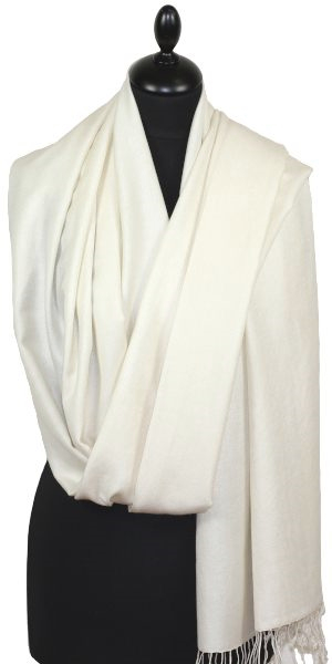 Pashmina Blanc Cassé